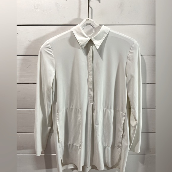 🤍MARCCAIN - White Stretch Shirt - Estimated Size M - Picture 1 of 12